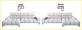 Links/Rechts Plaza Mini Ecksofa