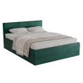 Polsterbett Dona 160x200 cm – modernes Doppelbett mit Bettkasten & gepolstertem Kopfteil - Flaschengrün (Noble 37).png
