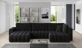 Ecksofa Bonito Velvetmat 10 Schwarz Links