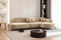 Parma Hills L – elegantes Ecksofa in L-Form mit hohen Beinen