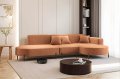 Parma Hills L – elegantes Ecksofa in L-Form mit hohen Beinen