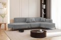 Parma Hills L – elegantes Ecksofa in L-Form mit hohen Beinen