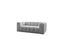 Baloo Sofa 2-Sitzer 200 cm - Hellgrau, Stoff Moly 70
