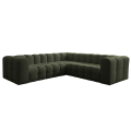 BALOO Corner Ecksofa 270x270 cm – modernes Design & Komfort mit hochwertiger HR-Schaumstoff-Polsterung - Grün (Tiffany 38).png