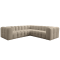 BALOO Corner Ecksofa 270x270 cm – modernes Design & Komfort mit hochwertiger HR-Schaumstoff-Polsterung - Beige, Stoff Moly 11
