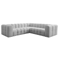 BALOO Corner Ecksofa 270x270 cm – modernes Design & Komfort mit hochwertiger HR-Schaumstoff-Polsterung - Hellgrau, Stoff Moly 70.png