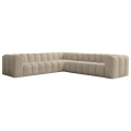 Ecksofa BALOO CORNER 300x300 cm – Komfort mit HR-Schaum und Wellenfedern - Beige, Stoff Moly 11
