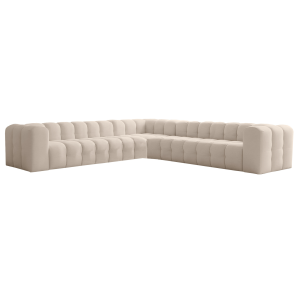 Ecksofa BALOO CORNER  330x330 cm – Komfort mit HR-Schaum und Wellenfedern - Beige (Tiffany 02)