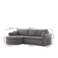 Verona L Ecksofa mit Schlaffunktion und Bettkasten Maße