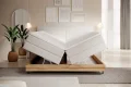 Boxspringbett NEBIA aus massiver Eiche – Bett mit Bettkasten
