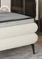 Boxspringbett Ovo mit rundem Kopfteil – Elegantes Design & maximaler Komfort