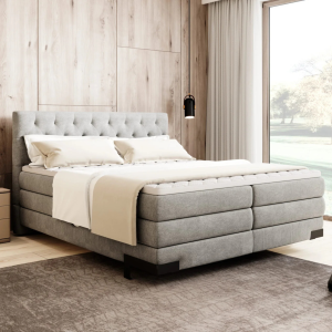 Boxspringbett Godin – Elegantes Komfortbett mit Bettkasten & 7-Zonen-Matratze - 140x200 cm