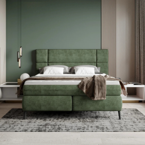 Boxspringbett Lucio – Elegantes Design & höchster Schlafkomfort mit 7-Zonen-Matratze - 140x200 cm