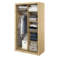 Schiebetürenschrank mit Spiegel Arti AR-19 Eiche Artisan – modernes Design und Funktionalität
