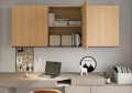 Modulares Hängeregal 3D in Eiche Vincenza gebleicht