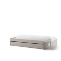 WOOW WO-12 – Modulares Jugendbett 90x200 mit Schubladen in Clay Gray