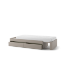 WOOW WO-12 – Modulares Jugendbett 90x200 mit Schubladen in Clay Gray
