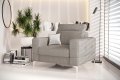 Polstersessel Malibu 104 cm – komfortabler Sessel mit verstellbarer Kopfstütze - Gemma 85
