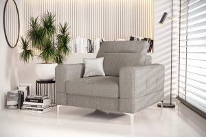 Polstersessel Malibu 104 cm – komfortabler Sessel mit verstellbarer Kopfstütze - Gemma 85