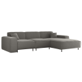 Ecksofa LUGA L HILLS – elegantes Designer-Ecksofa in L-Form mit Veloursbezug TIFFANI für modernes Wohnen, Stoff Tiffany 16 - Grau.png