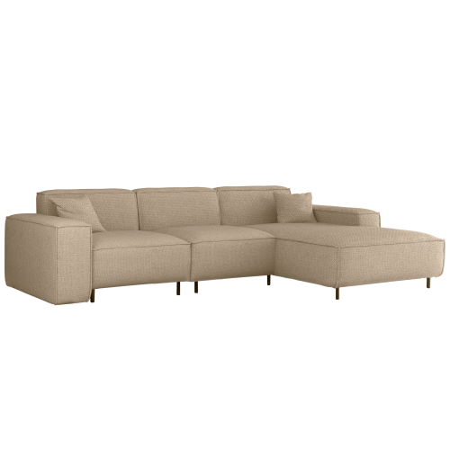 Ecksofa LUGA L HILLS – elegantes Designer-Ecksofa in L-Form mit Polsterstoff ARTICO für modernes Wohnen - Beige.png