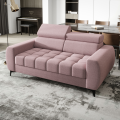 Porto II Sofa – moderne Eckcouch mit verstellbaren Kopfstützen, T35 & HR Schaum, Chenillestoff Gemma 60 - Rosa.png