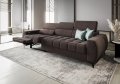 Porto III Relax Sofa mit elektrischer Relaxfunktion, verstellbaren Kopfstützen, HR- & T35-Schaum
