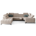 Porto Max I Relax Ecksofa mit elektrischer Relaxfunktion, Schlaffunktion und verstellbaren Kopfstützen, Stoff Gemma 04 -Hellbeige, Creme - LINKS.png