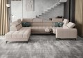 Porto Max I Relax Ecksofa mit elektrischer Relaxfunktion, Schlaffunktion und verstellbaren Kopfstützen