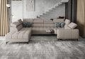 Porto Max I Relax Ecksofa mit elektrischer Relaxfunktion, Schlaffunktion und verstellbaren Kopfstützen