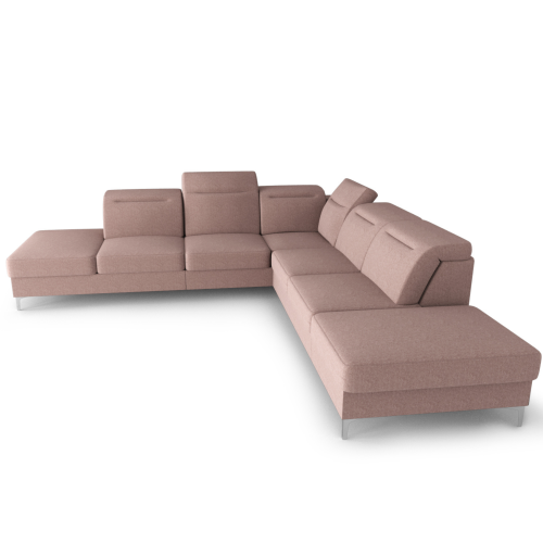 OSLO MAX Ecksofa 295x295 cm aus Naturleder mit Schlaffunktion und verstellbaren Kopfstützen - Stoff Gemma 61, Altrosa.png