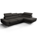 Milano I Ecksofa 270x180 cm – Modernes Ecksofa mit verstellbaren Kopfstützen, Gemma 90 - Dunkelgrau.png