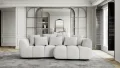 BESSO Ecksofa – modernes Design mit abgerundeter Form und besonders hohem Sitzkomfort