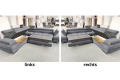 Ecksofa Galaxy MAX 280×280 cm Links Rechts