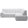 COCOON L Ecksofa mit elektrisch verstellbarer Sitztiefe – modernes Design & hoher Komfort - Stoff Jaguar 02, Creme.png