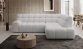 COCOON L Ecksofa mit elektrisch verstellbarer Sitztiefe – modernes Design & hoher Komfort - Stoff Jaguar