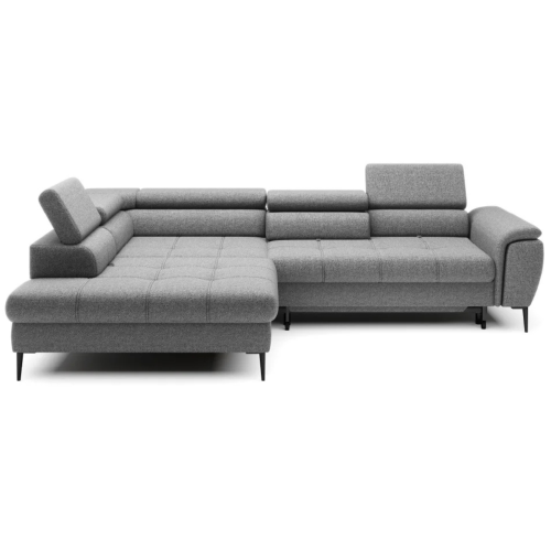 DENVER L Ecksofa mit Schlaffunktion &amp; Bettkasten – Relaxfunktion, verstellbare Kopfstützen, 288 cm