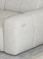 Ecksofa ENZO S mit elektrischem Sitzauszug, Schlaffunktion und Bettkasten, modernes Sofa mit verstellbaren Kopfstützen