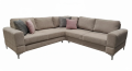 Ecksofa Leder ARIA MAX Ledersofa L-Form 250×250 Schlaffunktion und Bettkasten - Rechts, Over The Horizon 08