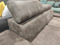 Elegantes Ledersofa Royal II – 225 cm, Verstellbare Kopfstützen & Echtes Leder - Nubukleder