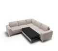 Ecksofa Leder ARIA MAX Schlaffunktion
