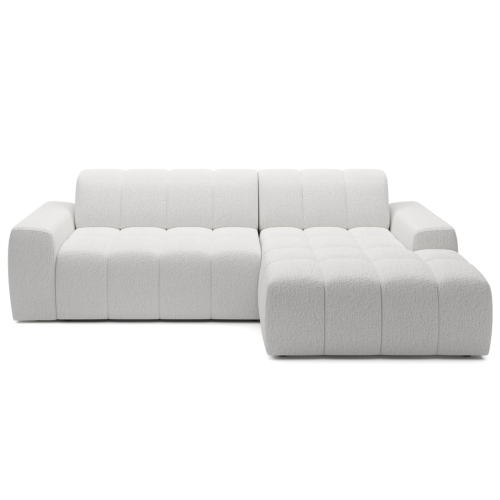 Ecksofa FABIO S mit elektrischer Sitztiefenverstellung  Modernes Design 266x170 cm - Stoff Anthology 01, Creme.png