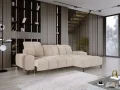 Giovanni S Ecksofa mit elektrischer Sitztiefenverstellung & Relaxfunktion, modernes Komfortsofa