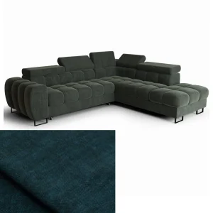 ASPEN Ecksofa 260×225 cm mit Schlaffunktion, Bettkasten & verstellbaren Kopfstützen, VOGUE 13