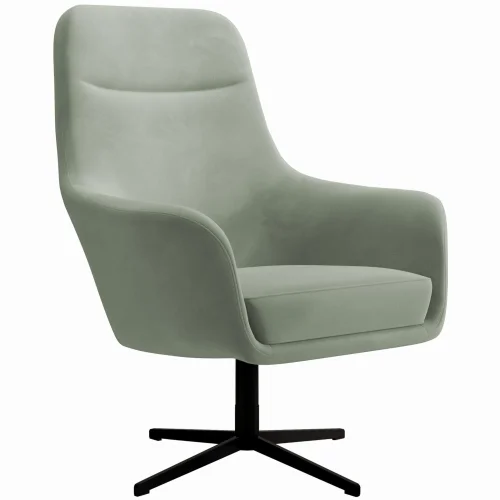 Sessel POLO Wellenfedern Drehsessel - Stoff Sorella 34, Grün