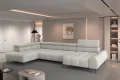 Ecksofa MAVEL XL Elegant mit elektrischer Sitztiefenverstellung und Kopfstützen