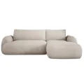 Ecksofa MONDI S mit Schlaffunktion und Bettkasten, modernes Design – Stoff Anthology 02, Beige.png