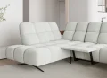 Design Ecksofa PRADO XL | U-Form Sofa mit elektrischer Relaxfunktion & Sitztiefenverstellung