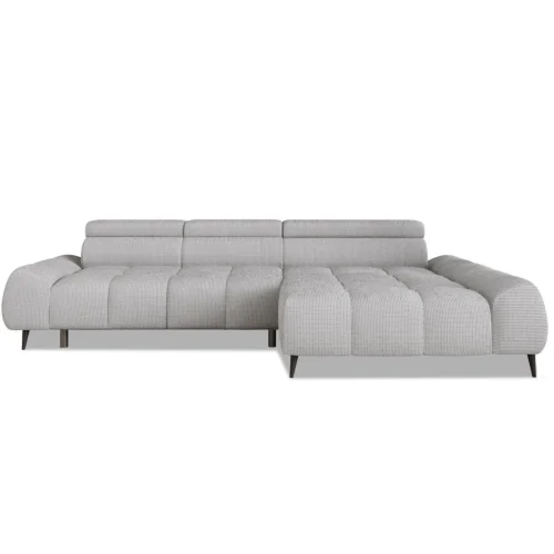 Ecksofa SANTO S – Elektrischer Sitzauszug, Verstellbare Kopfstützen, Stoff Artico 20 .png