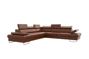 Ecksofa Leder GALAXY MAX Ledersofa 280×280 Schlaffunktion F-5  SOFORT VERFÜGBAR